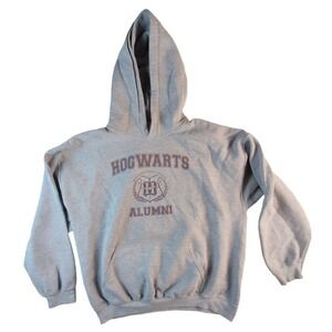 Hogwarts Alumni Harry Potter Gray Hoodie Gildan Heavy Blend Size XL